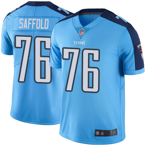 Tennessee Titans Limited Light Blue Men Rodger Saffold Jersey NFL Football #76 Rush Vapor Untouchable